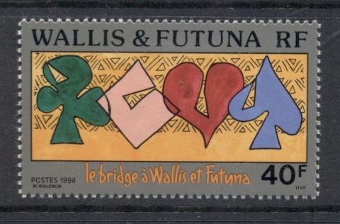 Wallis-Futuna-1995 Playing Card Suits