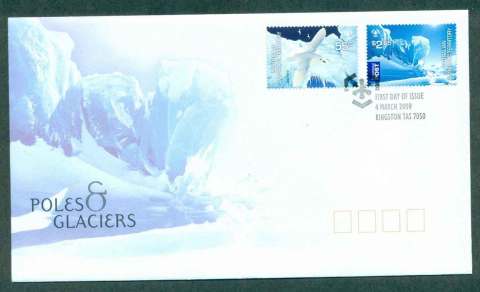 AAT-2009-Poles-Glaciers-FDC-lot50585