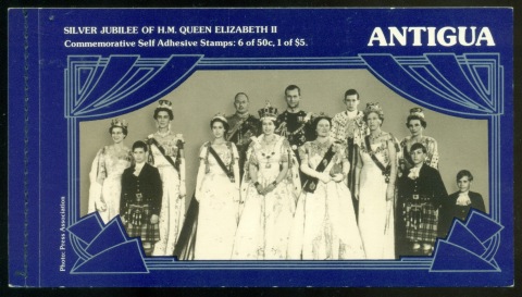 Antigua-1977-QEII-Silver-Jubilee-PS-booklet-MUH