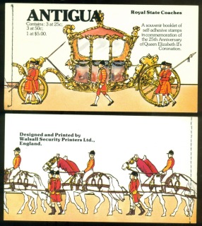 Antigua-1978-QEII-Coronation-25th-Anniversary-PS-booklet-MUH