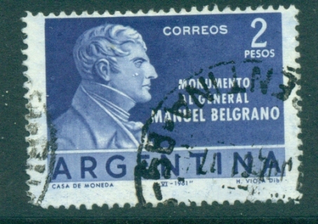 Argentina-1961-Manuel-Belgrano-FU-lot37260