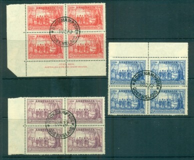 Australia-1937-Anniv-of-New-South-Wales-FDI-Blocks-4-FU-lot66328