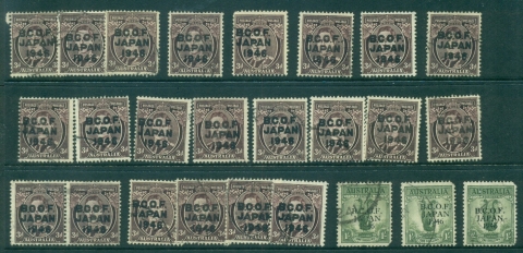 Australia-BCOF-1946-Assortment-25-FU-lot34658