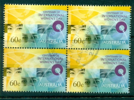 Australia-2011-Internaioinal-Womens-Day-Blk-4-FU-lot34350