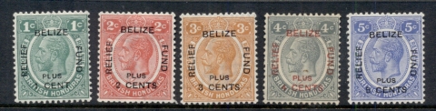 British-Honduras-1932-Belize-Hurricane-Relief-Opt-MLH