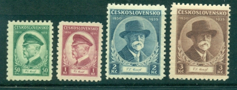 Czechoslovakia-1935-Marasyk-MLH-lot38018