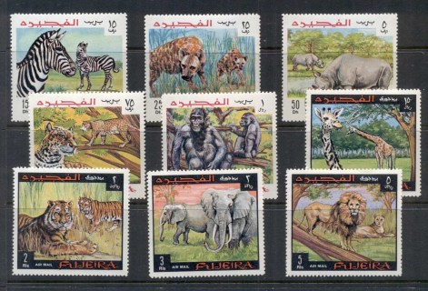 Fujeira-1969-Mi302-310-African-Wild-Animals-MUH