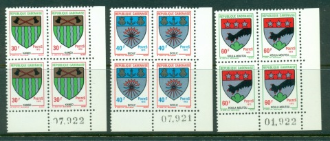 Gabon 1972 Town Arms