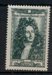 France-1944-Noted-17th-Century-Frenchmen-Mousart-MUH