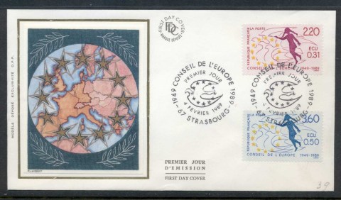 France-1989-Council-of-Europe-FDC