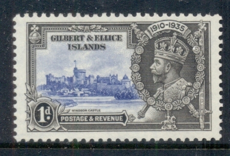 Gilbert-Ellice-Is-1935-Silver-Jubilee-1d-MUH