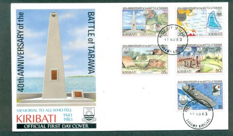 Kiribati-1983-Battle-of-Tarawa-FDC-lot70937