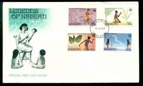 Kiribati-1985-Legends-of-Kiribati-FDC-lot51524