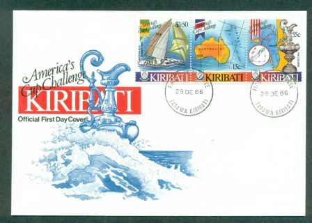 Kiribati-1986-Americas-Cup-FDC-lot70942