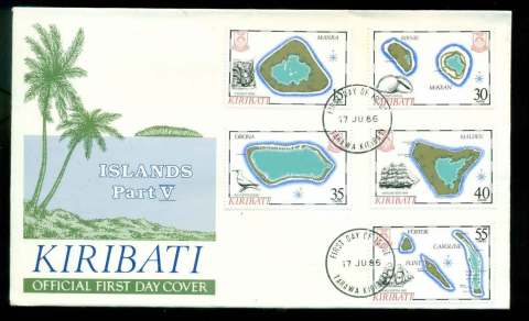 Kiribati-1986-Scattered-Islands-FDC-lot51528