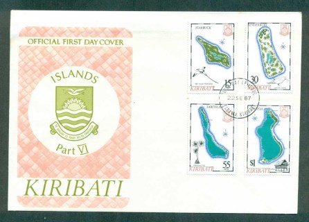 Kiribati-1987-Islands-Pt-VI-FDC-lot70944