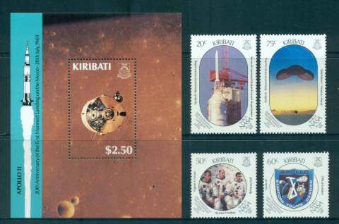 Kiribati-1989-Moon-Landing-MS-MUH-lot52049