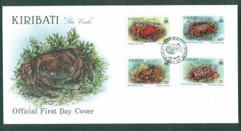 Kiribati-1996-Sea-Crabs-FDC-lot70967