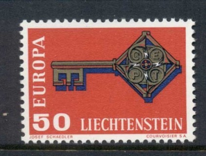 Liechtenstein-1968-Europa-MUH