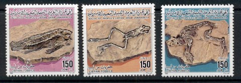 Libya-1985-Prehistoric-Animals