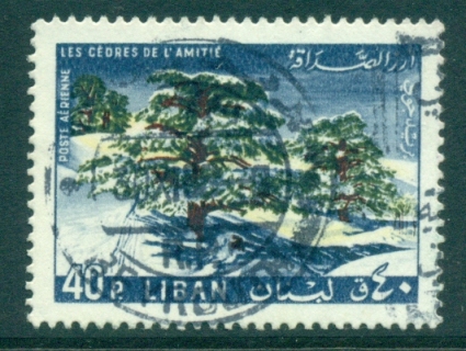 Lebanon-1965-Cedars-of-FriendshipFU-lot36983