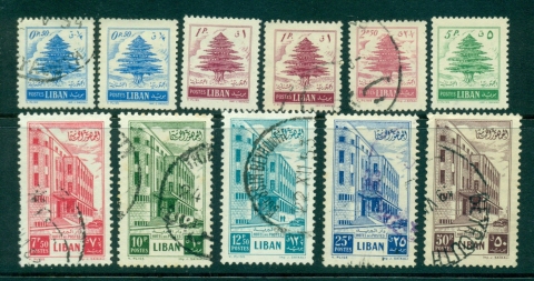 Lebanon-1953-Cedar-Postal-Administration-Building-Asst-11-MLH-FU-lot36935