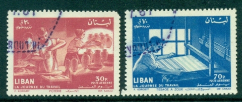 Lebanon-1961-Labour-day-FU-lot36967