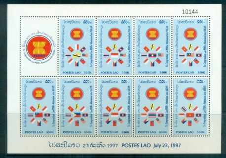 Laos-1997-ASEAN-Admissian-MS-MUH-lot82417