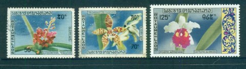 Laos-1971-Orchids-MLH-lot73677