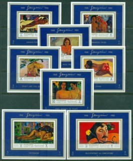 Manama-1972-Mi875-882-Paintings-by-Paul-Gaugin-8xDLMS-MLH