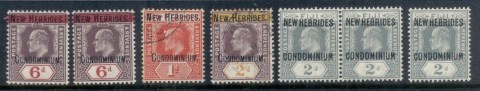 New-Hebrides-Br-1908-on-Assorted-Oddments-MLH-FU