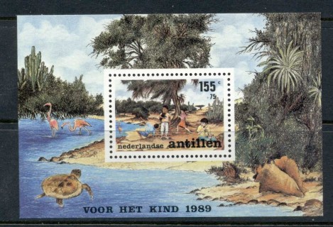 Netherlands-Antilles-1989-Welfare-Child-Welfare-MS-MUH