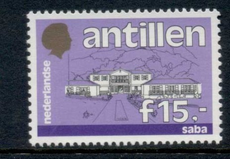 Netherlands-Antilles-1985-89-Government-Buildings-15f-MUH