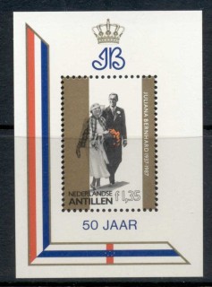 Netherlands-Antilles-1987-Princess-Juliana-Prince-Bernhard-Wedding-Anniversary-MS-MUH