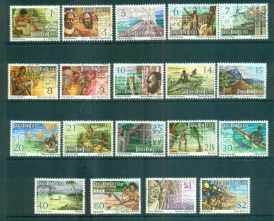 PNG-1973-74-Native-Crafts-Definitives-CTO-lot71082