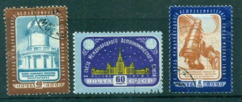 Russia-1958-Astronomical-Union-CTO