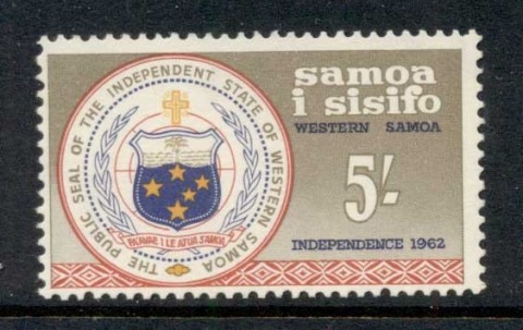 Samoa-1962-Independence-5-State-Seal-MUH