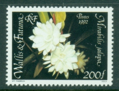 Wallis-Futuna-1992-Flowers-Miribilis-Jalapa-MUH