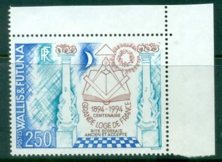 Wallis-Futuna-1994-Grand-Lodge-of-France-MUH