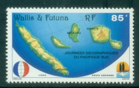 Wallis-Futuna-1994-South-Pacific-Geography-Day-MUH