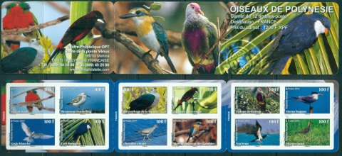 French-Polynesia-2010-Birds-booklet-MUH