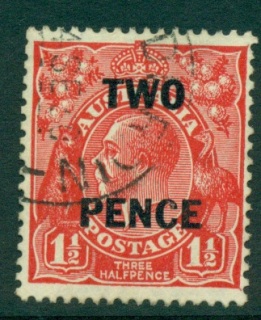 Australia-KGV-Head-2d-on-1½d-Red-Small-Multi-Wmk-Perf-135x12-jpg-5-FU-lot25074