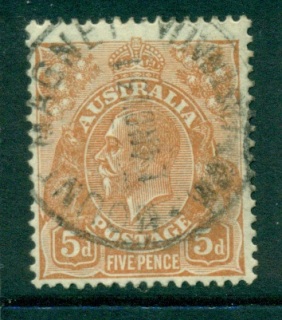 Australia-KGV-Head-5d-Liht-Orane-Brown-Small-Multi-Wmk-Perf-135x12-jpg-5-FU-lot25063