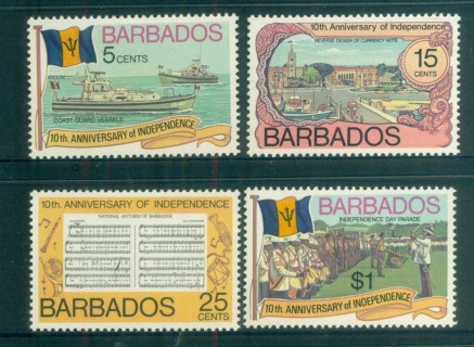 Barbados-1976-Indeendence-10th-Anniv-jpg-MLH-lot80791