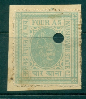 Narsinarh-State-1926-7-Revenue-Ty-jpg-10-4a-turquoise