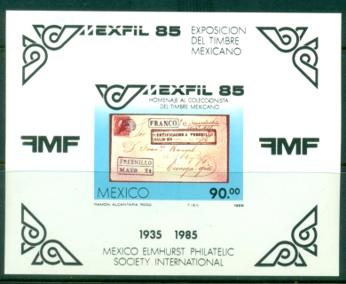 Mexico-1985-Mexfil-Stamp-Exhibition-MS-Muh