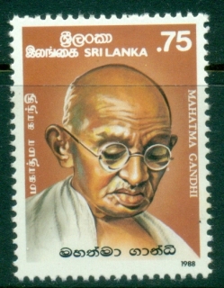 Sri-Lanka-1988-Mahatma-Gandhi-MLH