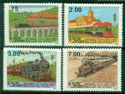 Sri-Lanka-1989-Railway-department-125th-Anniversary-MLH