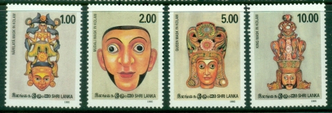 Sri-Lanka-1992-Masks-of-Sri-Lanka-MLH