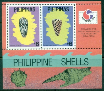 Philippines-1994-Philippine-Shells-MS-MUH